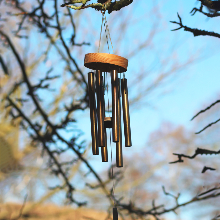 backyard decor_windchime_ single in tree_900x900